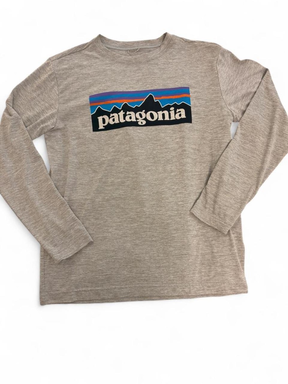 Patagonia grey long sleeve shirt